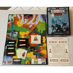 THE WILLOW Board Game TOR Books 1988 Fantasy Greg Costikyan 8B